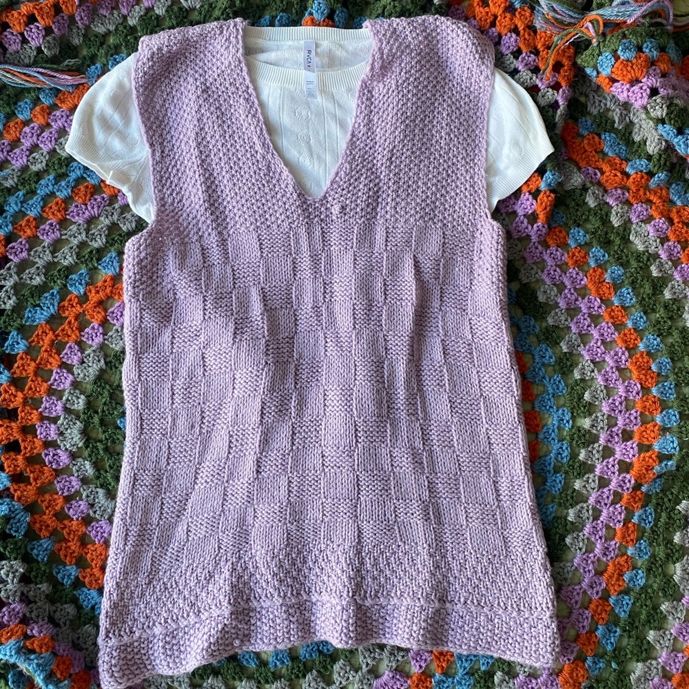Crochet dress tunic